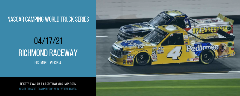 NASCAR Camping World Truck Series at Richmond Raceway tickets NASCAR Camping World Truck Series at Richmond Raceway